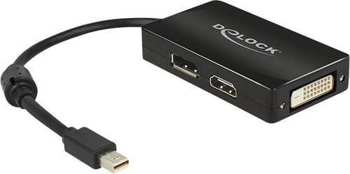 Delock 62623 DisplayPort / HDMI / DVI Adapter [1x Mini-DisplayPort Stecker - 1x DisplayPort Buchse, Delock 62623 DisplayPort / HDMI / DVI Adapter [1x Mini-DisplayPort Stecker - 1x DisplayPort Buchse, von Delock