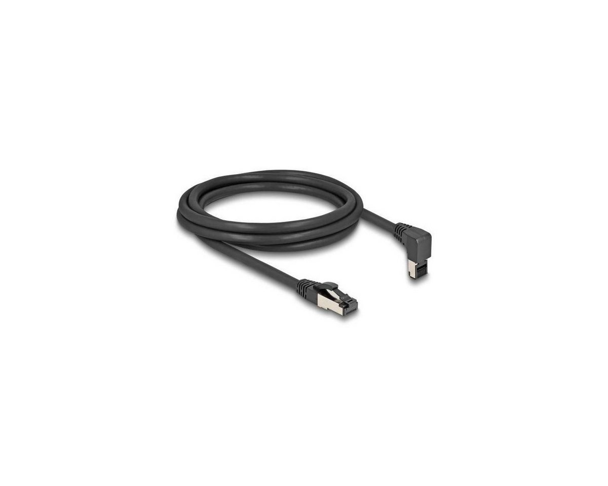 Delock 80395 - Netzwerkkabel RJ45, S/FTP, 2m, schwarz LAN-Kabel, (200,00 cm) von Delock