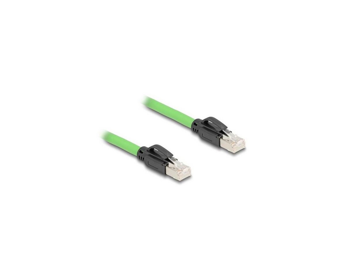 Delock 80891 - Netzwerkkabel RJ45, SF/UTP, 5m, grün LAN-Kabel, (500,00 cm) von Delock