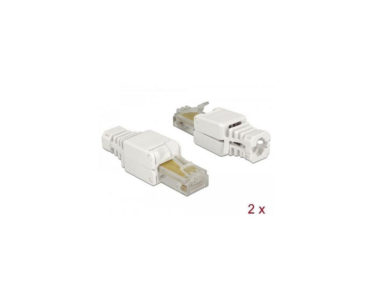 Delock 86415 - RJ45 Stecker Cat.5e UTP werkzeugfrei 2 Stück Computer-Kabel, RJ45, RJ45 von Delock