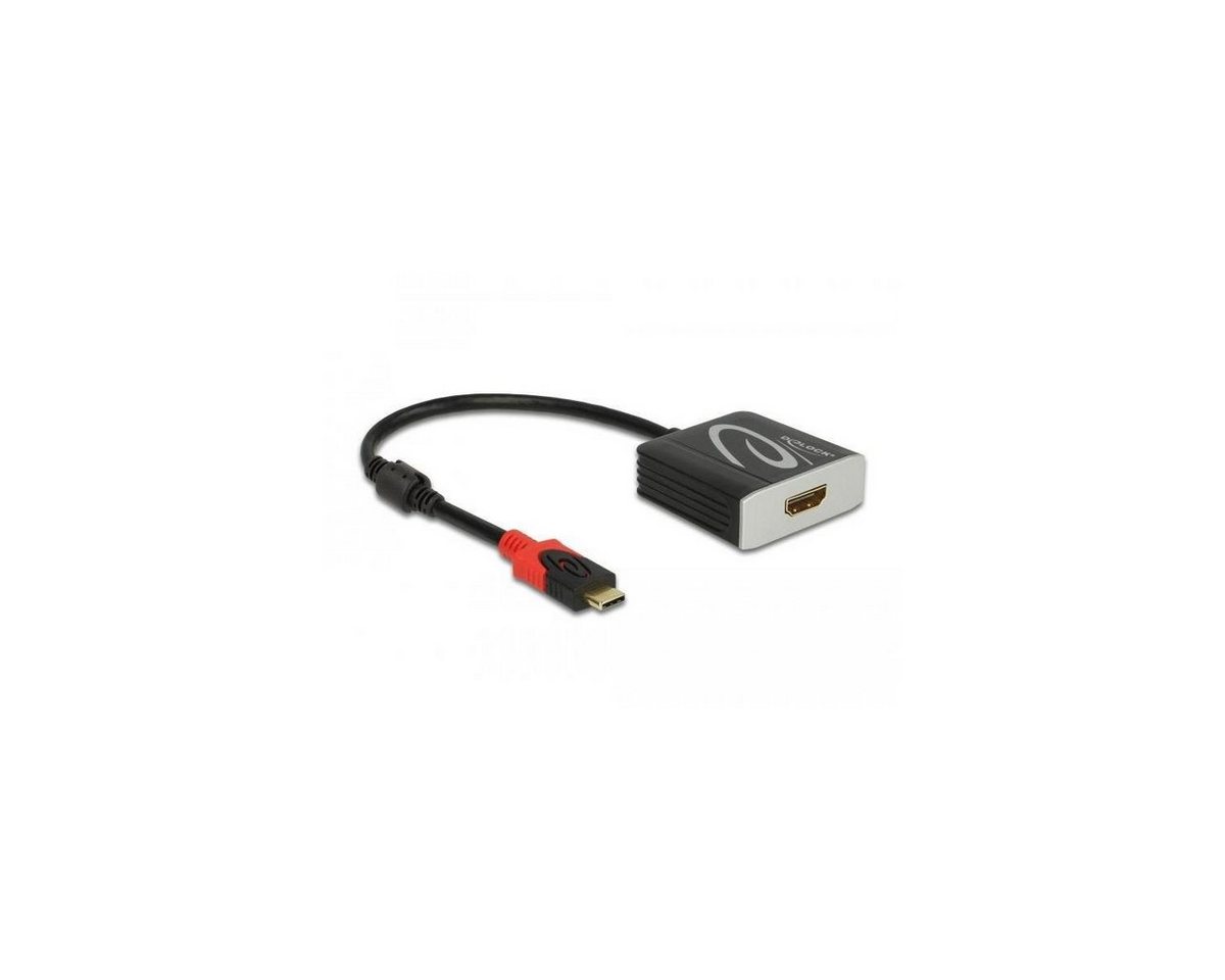 Delock Aktiver USB Type-C™ zu HDMI Adapter 4K 60 Hz (HDR) Computer-Kabel, USB C, DisplayPort (20,00 cm) von Delock