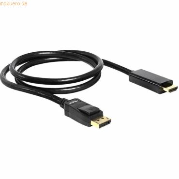 Delock Delock Kabel Displayport Stecker > HDMI Stecker 1m von Delock