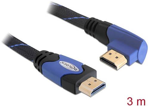 Delock HDMI Anschlusskabel HDMI-A Stecker, HDMI-A Stecker 3.00m Schwarz 82957 HDMI-Kabel von Delock