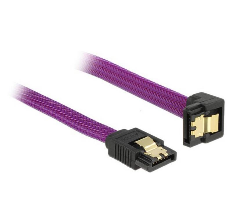 Delock S-ATA Premium Kabel 1.5GBits / 3GBits / 6GBits 90° nach unten Computer-Kabel von Delock