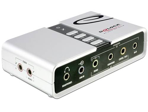 Delock USB Sound Box 7.1 7.1 Soundkarte, Extern von Delock