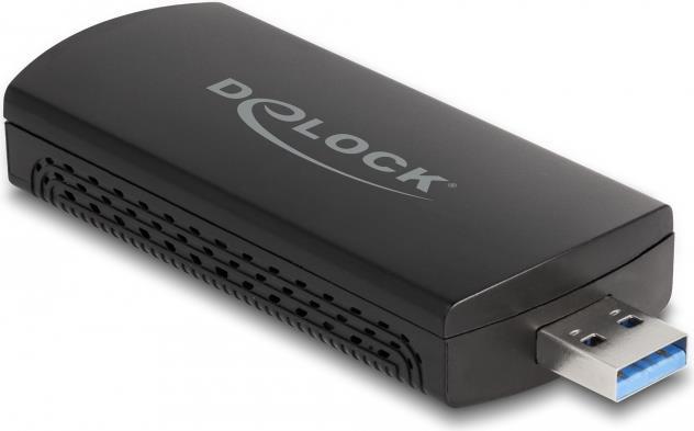 Delock Wi-Fi 6 Dualband WLAN USB Adapter AX1800 (1201 + 574 Mbps) (12771) von Delock