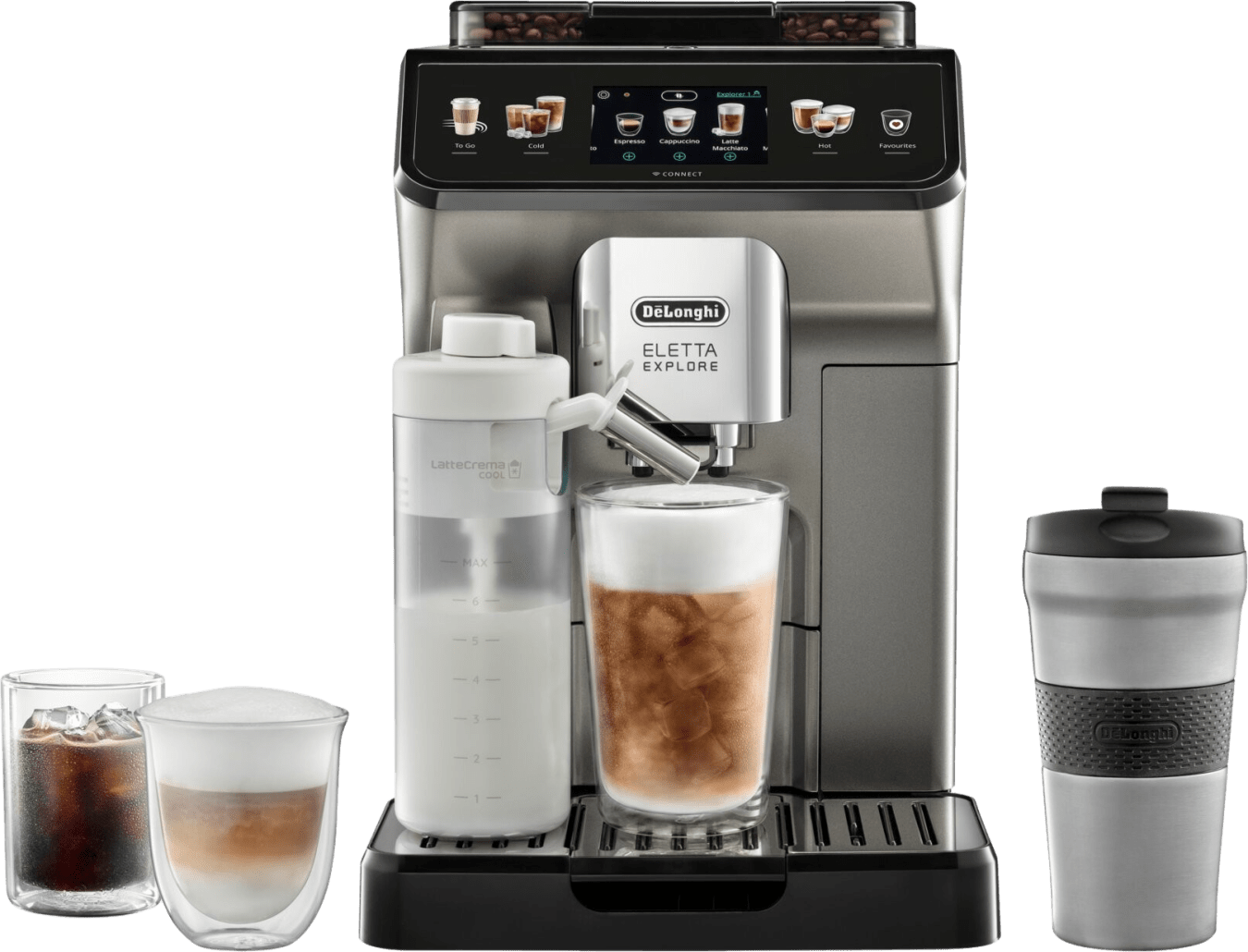 De'Longhi Eletta Explore Cold Brew ECAM 450.86.T Kaffeemaschine von Delonghi