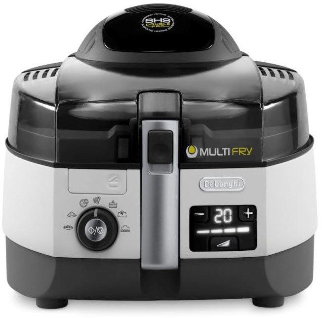 FH 1394/2 Multifry Extra Chef Heißluft-Fritteuse anthrazit/weiß von Delonghi