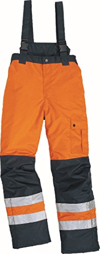 Deltaplus FARGOHVORXX Warme Signalhose Aus Polyester Mit Pu-Beschichtung, Neonorange-Marineblau, Größe XXL von Deltaplus