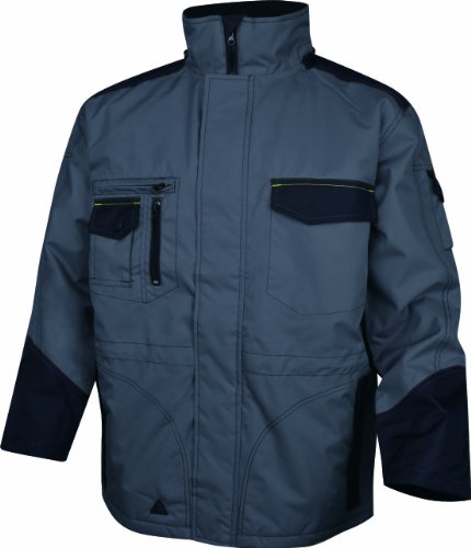 Deltaplus M5PARGNXG Mach Spirit Parka Aus Polyester-Oxford Beschichtet Mit Pu, Grau-Schwarz, Größe XL von Deltaplus