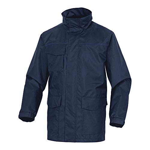 Deltaplus SLIGOBMXX Leichter Parka Aus Oxford Polyester Mit Pu-Beschichtung - Polyester Netzmesh Futter (Abgestimmt Auf Das Sortiment Mach Und Panostyle), Marineblau-Königsblau, Größe XXL von Deltaplus