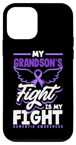 Hülle für iPhone 12 mini Der Kampf meines Enkels ist mein Kampf gegen Demenzbewusstsein von Dementia Awareness Apparel, Gifts & Gift Ideas