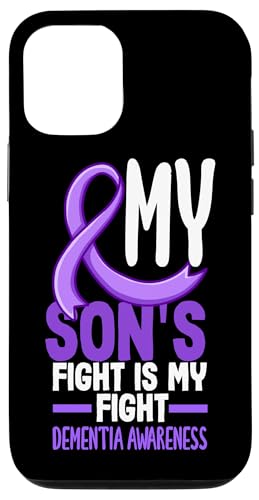 Hülle für iPhone 15 Der Kampf meines Sohnes ist mein Kampf gegen Demenz — Bewusstsein von Dementia Awareness Apparel, Gifts & Gift Ideas