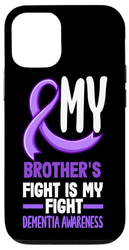 Hülle für iPhone 15 Pro Der Kampf meines Bruders ist mein Kampf gegen Demenz — Bewusstsein von Dementia Awareness Apparel, Gifts & Gift Ideas