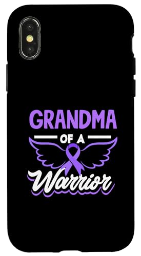 Hülle für iPhone X/XS Großmutter eines Kriegers Alzheimers Demenzbewusstsein von Dementia Awareness Apparel, Gifts & Gift Ideas