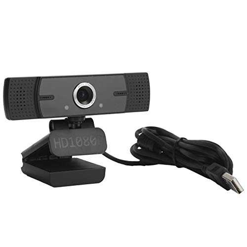 Denash 1080p Webcam USB Webkamera Plug & Play Kompatibel mit Zoom/Skype von Denash