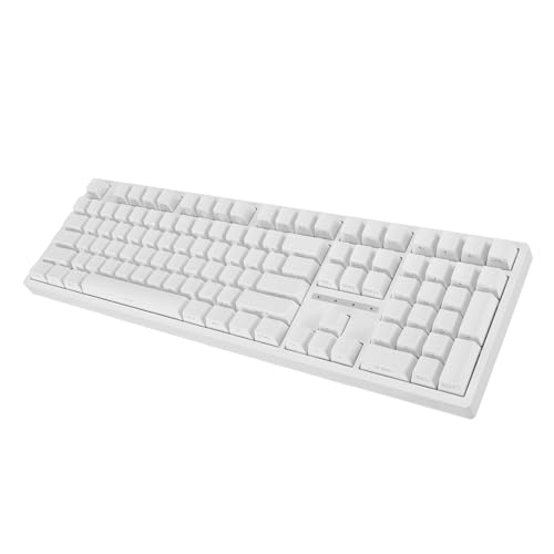 Denash Mechanische Tastatur mit 108 Tasten und RGB-Multimodi, Kabellose 2,4-G-BT-Typ-C-Tastatur, Rote Schaltertastatur für Wins, HarmonyOS, von Denash