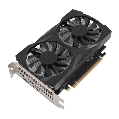 GTX1650-Video-Grafikkarte, PCIe-Dual-Lüfter, Langlebiges Plug-and-Play, 4 GB GDDR5-Grafikkarte, HD-Multimedia-Schnittstelle für Desktop von Denash