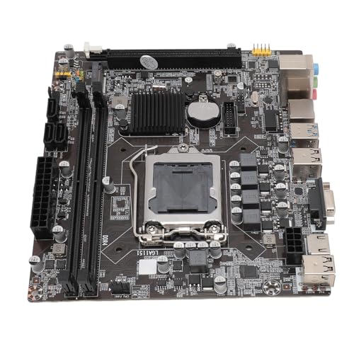 H310 Desktop-Computer-Motherboard, PCB, Professionelles Computer-Gaming-Motherboard, PCIe X16 Gen 3.0-Steckplatz, Einfache Installation für Computerzubehör (16GB) von Denash