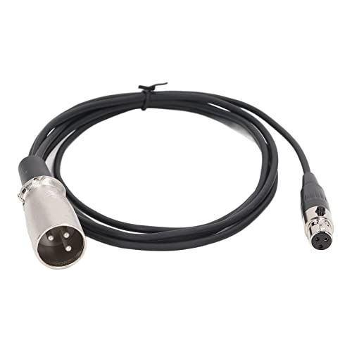 Mikrofon-Adapterkabel, Audio-Adapterkabel, Kunststoff, Metall, XLR-Buchse auf XLR-Stecker für DVD-Player von Denash