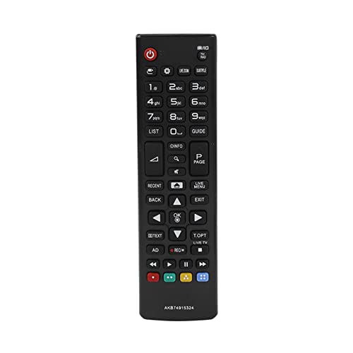 Smart Fernbedienung, Fernbedienung ABS TV Fernbedienung, Universalfernbedienung Hochleistungs AKB74915324 für Heimgebrauch TV Fernseher von Denash