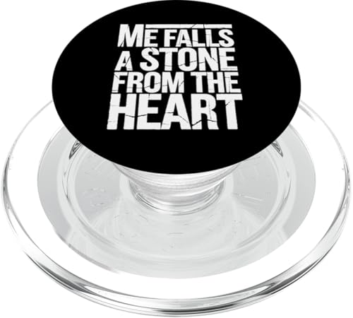 Me Falls A Stone From The Heart - Denglisch Spruch PopSockets PopGrip für MagSafe von Denglisch für Beginners