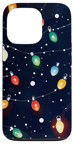 Hülle für iPhone 13 Pro Festliche Weihnachtsbeleuchtung Muster Weihnachten von Dennex Designs