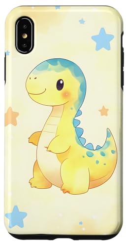 Hülle für iPhone XS Max Dinosaurier-Sterne-Muster von Dennex Designs