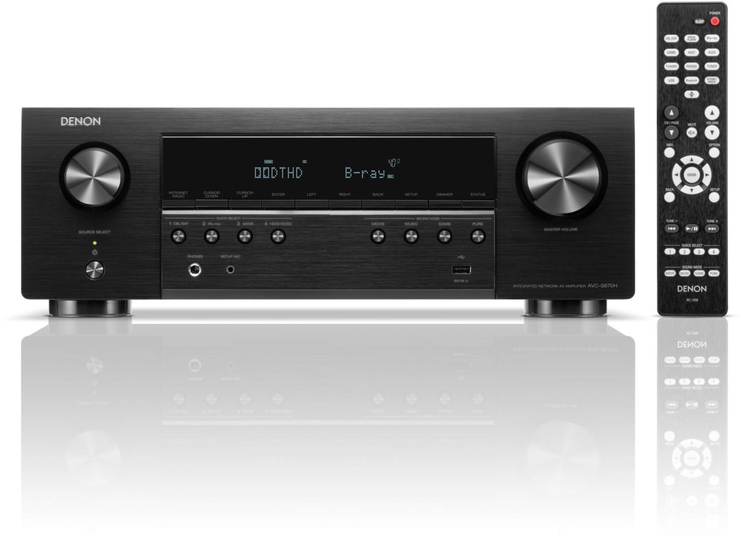 AVC-S670H Klang Effekt Receiver schwarz von Denon