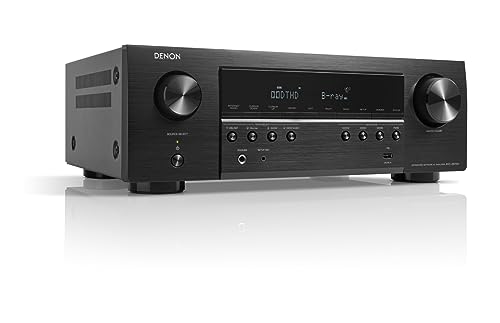 Denon AVC-S670H 5.2-Kanal AV-Receiver, Dolby Surround Sound, 6 HDMI Eingänge und 1 Ausgang, 8K HDMI, Bluetooth, WLAN, AirPlay 2, HEOS Multiroom, Alexa kompatibel, Schwarz Denon AVC-S670H 5.2-Kanal AV-Receiver, Dolby Surround Sound, 6 HDMI Eingänge und 1 Ausgang, 8K HDMI, Bluetooth, WLAN, AirPlay 2, HEOS Multiroom, Alexa kompatibel, Schwarz von Denon