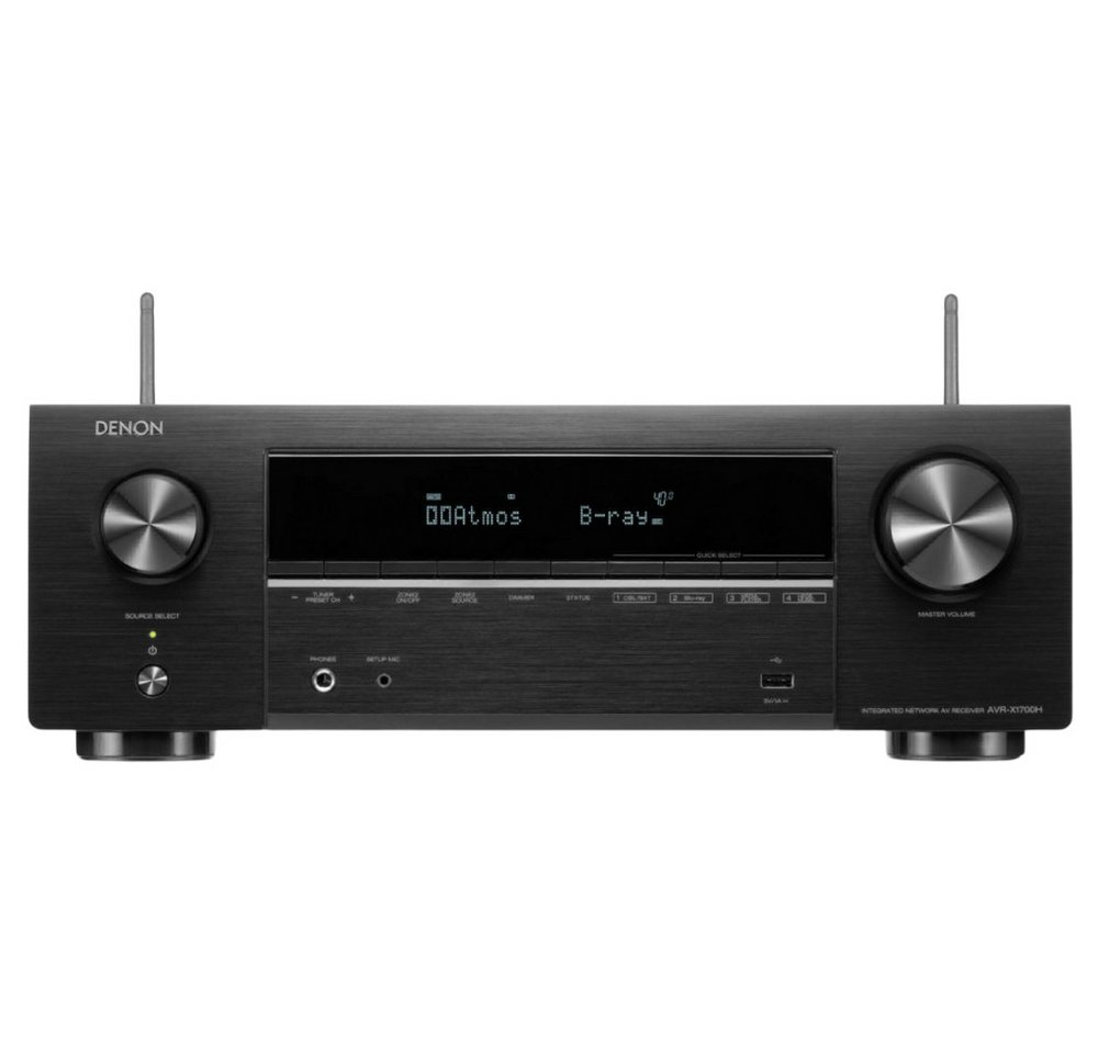 Denon AVR-X1700H - AV-Receiver - schwarz AV-Receiver von Denon