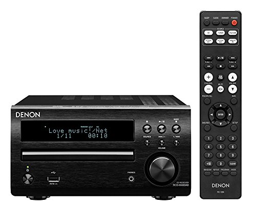 Denon RCDM40DAB All-In-One CD-Receiver inkl. DAB/DAB+, Schwarz von Denon