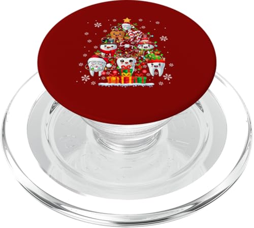 Group Teeth Collection Zahnarzt Zahnärztliche Zahngruppe für Weihnachtsbaum PopSockets PopGrip für MagSafe von Dentist Christmas Costume