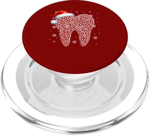 Zuckerstangen in Zahnform Weihnachten Zahnarzt Dental Squad PopSockets PopGrip für MagSafe von Dentist Christmas Costume