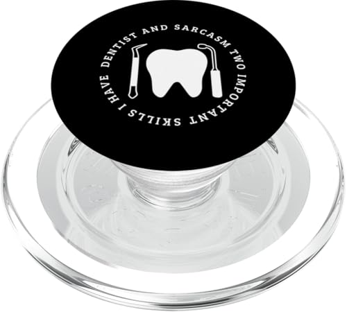 Zahnarzt und Sarkasmus Lustiger Zahnarzt PopSockets PopGrip für MagSafe von Dentist Dental Surgeon Teeth Oral Health Care