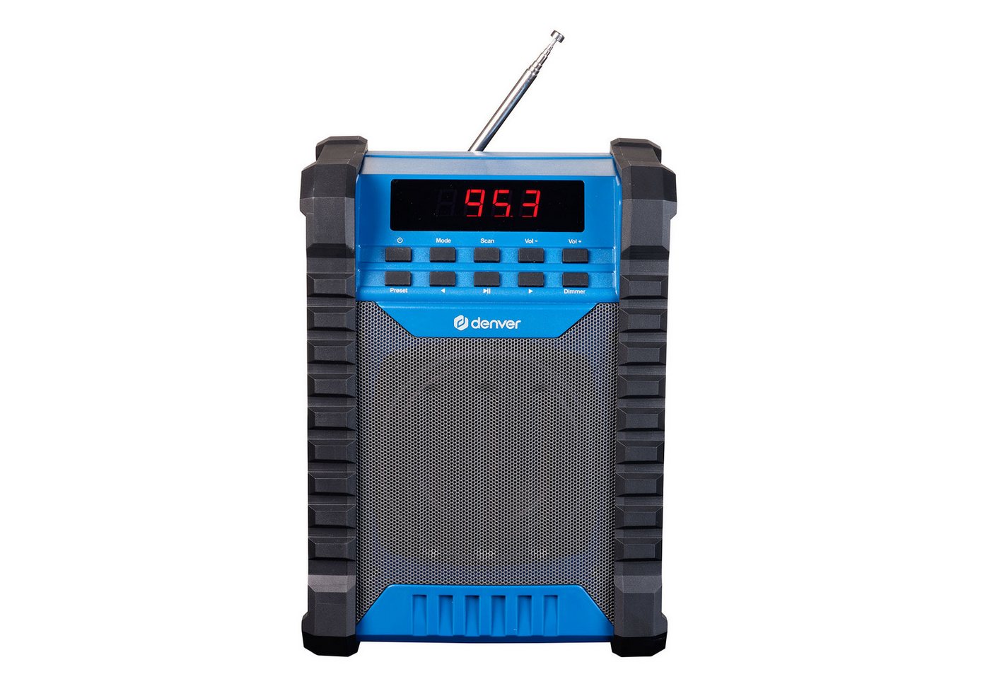 Denver Denver WRB-60 Baustellenradio mit FM und Bluetooth Blue Neu Baustellenradio von Denver