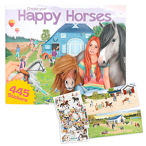 DEPESCHE Create your Happy Horses Stickerbuch von Depesche