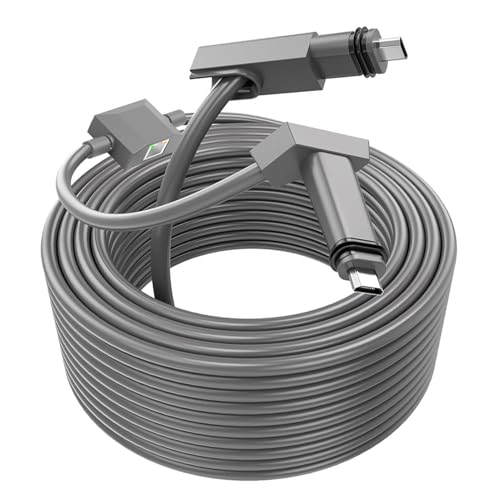 Satelliten-Ethernet-Kabel, IP68 Wasserdichtes 1200mbps Satelliten-Ethernet-Adapterkabel, 30m 100ft Satellitenkabel mit 0.9m 3ft Ethernet Adapter für Gen 2 V2 Schüsselantenne von Depisuta