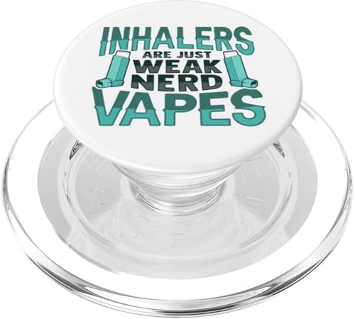 Albuterol Asthma Inhalator Design für einen Asthmatiker PopSockets PopGrip für MagSafe von Designs Für Asthma-bewusstsein