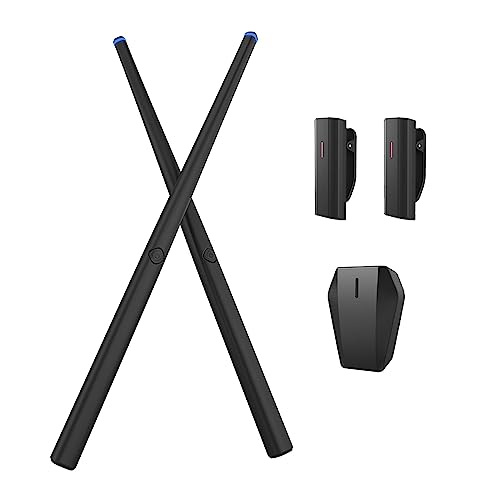 Desikixudy Elektronischer Stößel, digital, tragbar, für Kinder, Tenor Pocket Drum Stick Set mit Bluetooth-Adapter für Pedale von Desikixudy