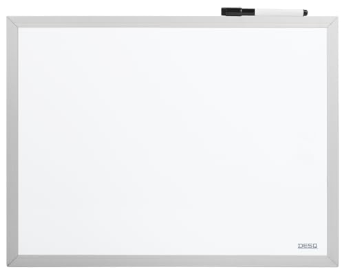 Desq 4201 | Whiteboard Magnettafel | 30 x 40 cm | Magnetischen Whiteboardmarker mit integriertem Filzwischer von Desq