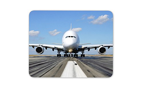 A380-Flugzeug Mauspad Mat Flugzeug Flugzeug Spaß Computer PC-Geschenk # 8108 von Destination Vinyl Ltd