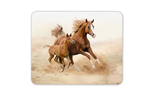 Brown-Pferde Mauspad Pad - Fohlen Pony Pferd Mädchen Pferd Computer-Geschenk # 15415 von Destination Vinyl Ltd