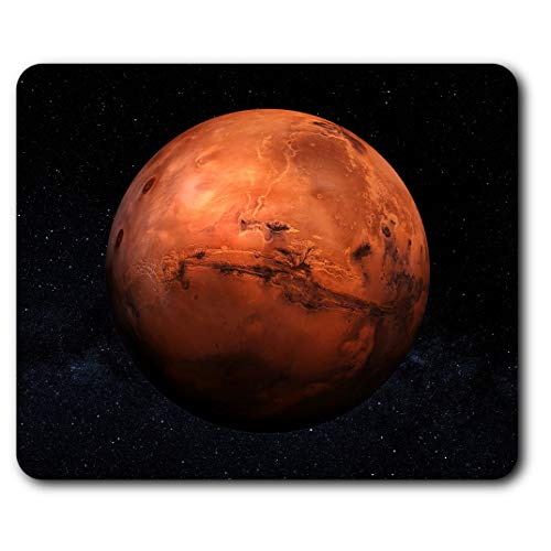 RM13144 Mauspad – Awesome Planet Mars Solarsystem 23,5 x 19,6 cm (9,3 x 7,7 Zoll) für Computer und Laptop, Büro, Geschenk, rutschfeste Unterseite von Destination Vinyl Ltd