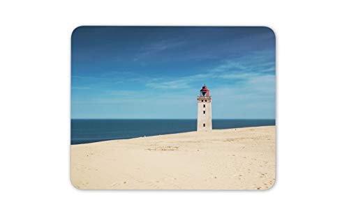 Rubjerg Knude Leuchtturm Mauspad Pad - Dänemark Strand Meer Computer-Geschenk # 16263 von Destination Vinyl Ltd
