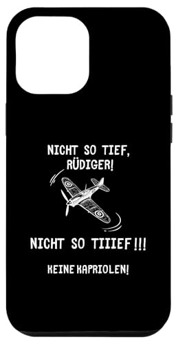 Hülle für iPhone 14 Plus Nicht so Tief Rüdiger! Modellflugzeug Design Deutsches Meme von Deutsche Meme Designs by Corez