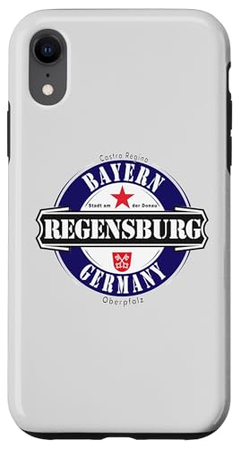 Hülle für iPhone XR Regensburg Bayern Deutschland City Andenken Touristen Outfit von Deutsche Städte - Bayern