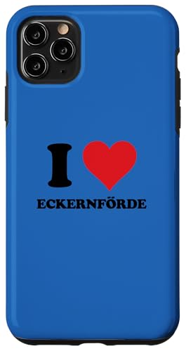 Hülle für iPhone 11 Pro Max I Heart Eckernförde Germany Love German Souvenir Item von Deutschland Cities Towns Merch Tees And Stuff