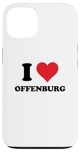 Hülle für iPhone 13 I Heart Offenburg Germany Love German Souvenir Item von Deutschland Cities Towns Merch Tees And Stuff