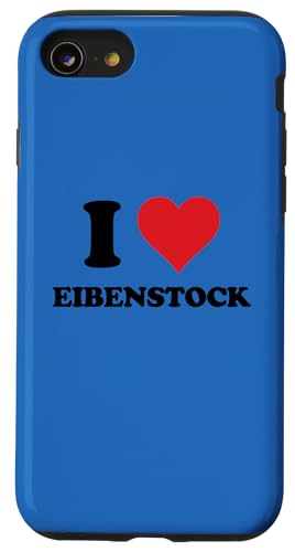 Hülle für iPhone SE (2020) / 7 / 8 I Heart Eibenstock Germany Love German Souvenir Item von Deutschland Cities Towns Merch Tees And Stuff